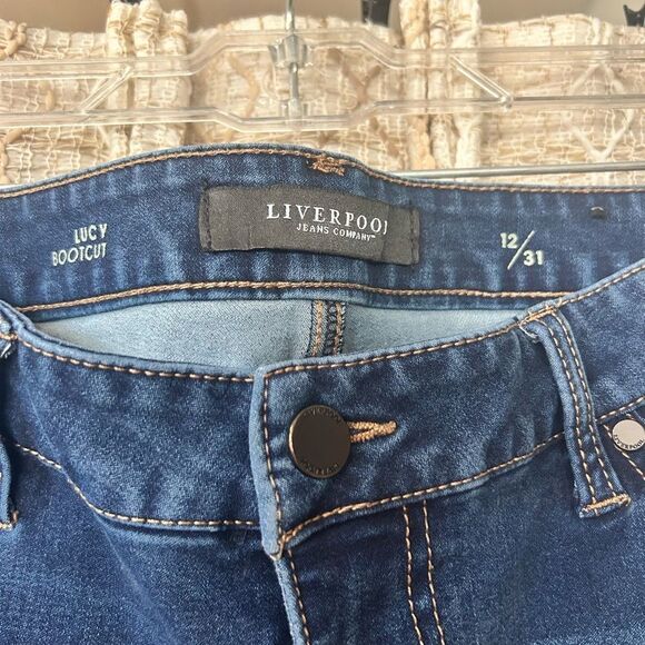 Liverpool Ladies Lucy Boot 12/31 Denim Jeans - Picture 2 of 10